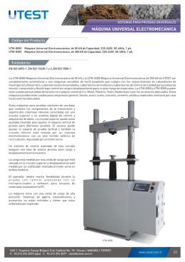 MÁQUINA UNIVERSAL ELECTROMECÁNICA