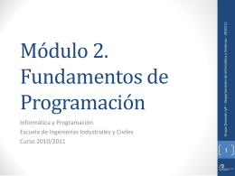 Programación modular