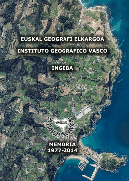 INSTITUTO GEOGRAFICO VASCO (INGEBA) EUSKAL GEOGRAFI
