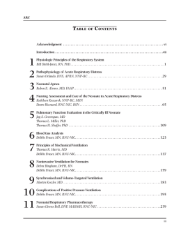 Table of ConTenTs - Academy of Neonatal Nursing