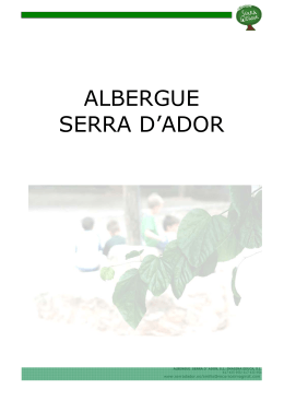 ALBERGUE SERRA D`ADOR