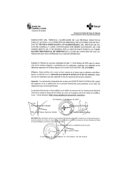 Junta de Castilla y Leon - Portal de Salud de la Junta de Castilla y