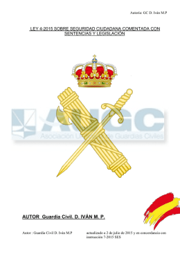 ley 4-2015 sobre protección de la seguridad