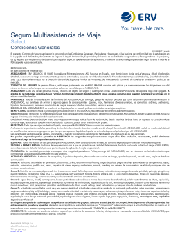 Seguro Multiasistencia de Viaje