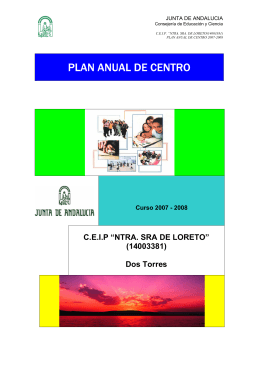 plan anual de centro