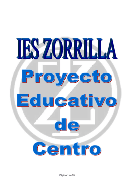 Proyecto Educativo - IES "Zorrilla"