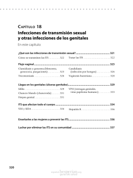 Infecciones de transmisión sexual y otras infecciones de los genitales