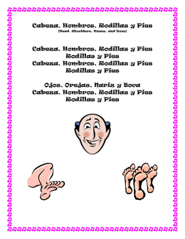 Cabeza, Hombros, Rodillas y Pies