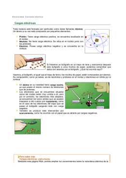 Cargas eléctricas