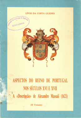 ASPECTOS DO REINO DE PORTUGAL NOS SÉCULOS XVI E XVII