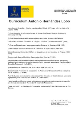 Curriculum Antonio Hernández Lobo
