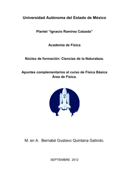 Apuntes complementarios de Física Básica.