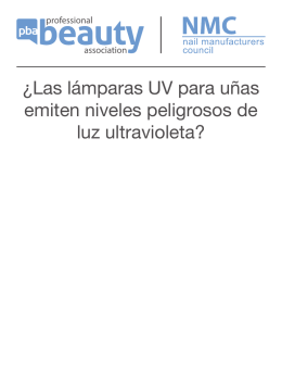 ¿Las lámparas UV para uñas emiten niveles peligrosos de luz