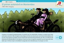 El primer automóvil en Montevideo
