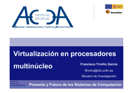 Virtualización en procesadores multinúcleo