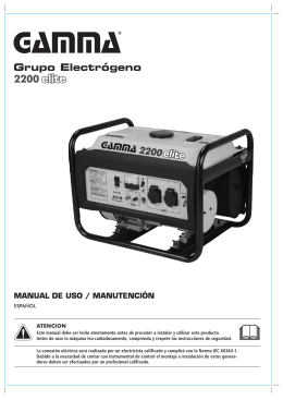Manual Gamma Elite 2200  - Gama | Materiales Eléctricos