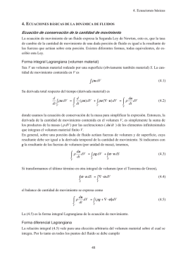 04 Ecuaciones básicas de la dinámica de fluidos
