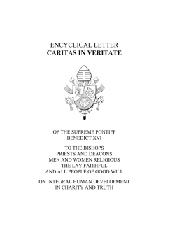 Caritas in Veritate