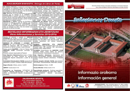 BESTELAKO INFORMAZIOA ETA ZERBITZUAK Otras Informaciones