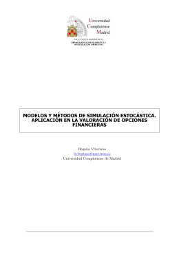 Simulación sistemas estocásticos