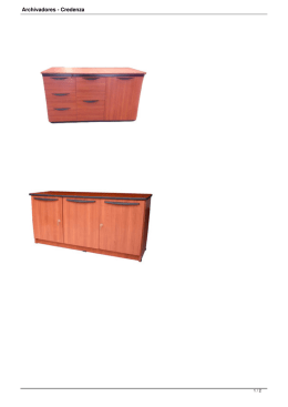 Archivadores - Credenza