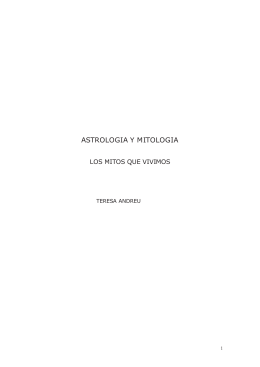 ASTROLOGIA Y MITOLOGIA