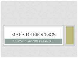 Mapa de Procesos y Documentación
