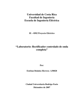 Laboratorio: Rectificador controlado de o