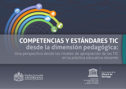 Competencias y estándares TIC desde la dimensión