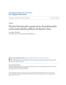 El parto humanizado: perspectivas de