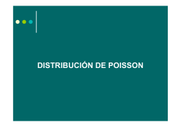 DISTRIBUCIÓN DE POISSON