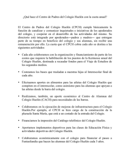 El Centro de Padres del Colegio Huelén (CPCH