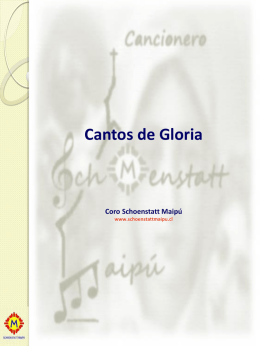 Cantos de Gloria Coro Schoenstatt Maipú