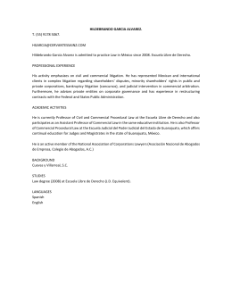 HILDEBRANDO GARCIA ALVAREZ. T. (55) 9178 5067. HGARCIA