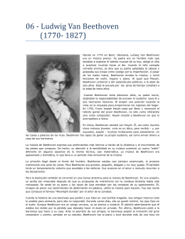 06 - Ludwig Van Beethoven (1770- 1827)