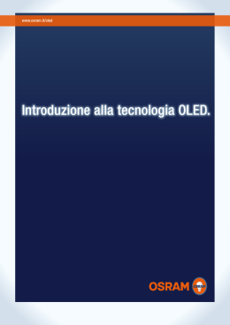 Introduzione alla tecnologia OLED.