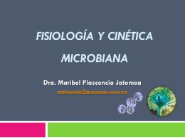 Fisiología y Cinética Microbiana