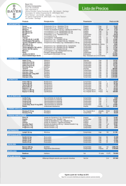 Lista de Precios