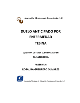 237. Duelo anticipado por enfermedad.