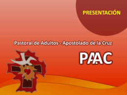 Pastoral de Adultos - Apostolado de la Cruz PAAC