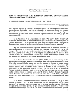 introducción a la expresión corporal