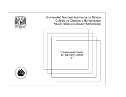 taller de expresión gráfica i - Colegio de Ciencias y Humanidades