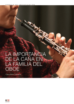 la importancia de la caña en la familia del oboe