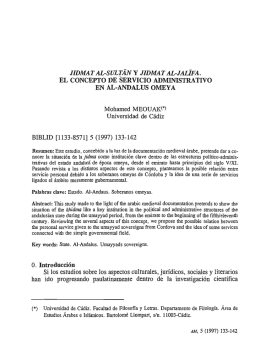 JIDAMTALSUL_TÁN Y JIDMAT AL-JALÏFA. EL CONCEPTO DE