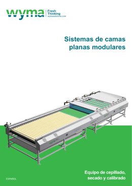 Sistemas de camas planas modulares brochure Spanish