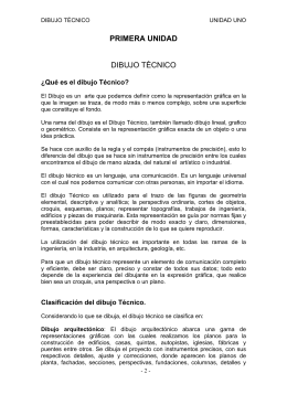 PRIMERA UNIDAD DIBUJO TÉCNICO