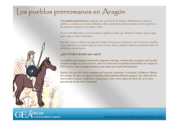 Los pueblos prerromanos ocupaban todo el territorio de Aragón