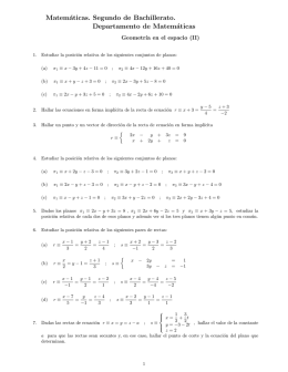 Matemáticas. Segundo de Bachillerato. I.E.S. Los Boliches