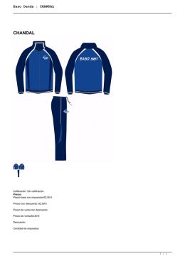 Easo Denda : CHANDAL