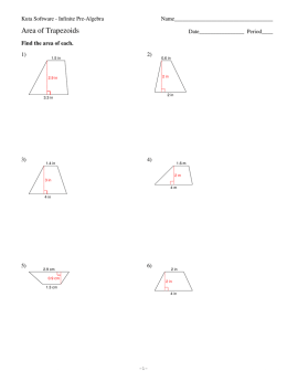 Area of Trapezoids
